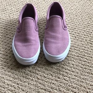Brand new vans slip on cute lilac pick color